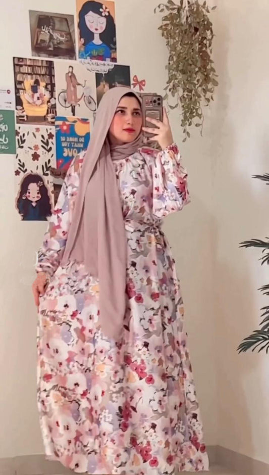 فستان ستان ورود